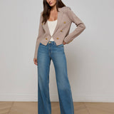 L'AGENCE - Elio Cropped Knit Blazer