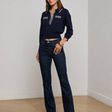 L'AGENCE - Malaki Cropped Sweater