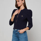 L'AGENCE - Delli Cropped Cardigan