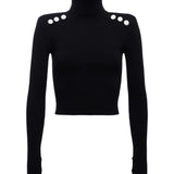 L'AGENCE - Colette Cropped Turtleneck