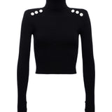 L'AGENCE - Colette Cropped Turtleneck