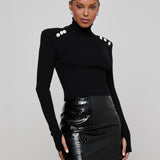 L'AGENCE - Colette Cropped Turtleneck