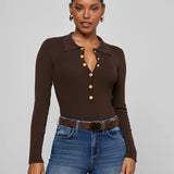 L'AGENCE - Elisabetta Knit Bodysuit