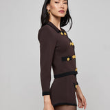 L'AGENCE - Janu Cropped Knit Jacket