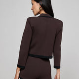 L'AGENCE - Janu Cropped Knit Jacket