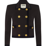 L'AGENCE - Janu Cropped Knit Jacket