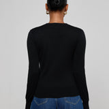 L'AGENCE - Ronda Knit Henley Top