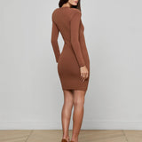 L'AGENCE - Taru Button-Front Mini Dress