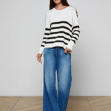 L'AGENCE - Bishop Striped Sweater
