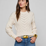 L'AGENCE - Storm Cable-Knit Sweater