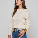 L'AGENCE - Storm Cable-Knit Sweater