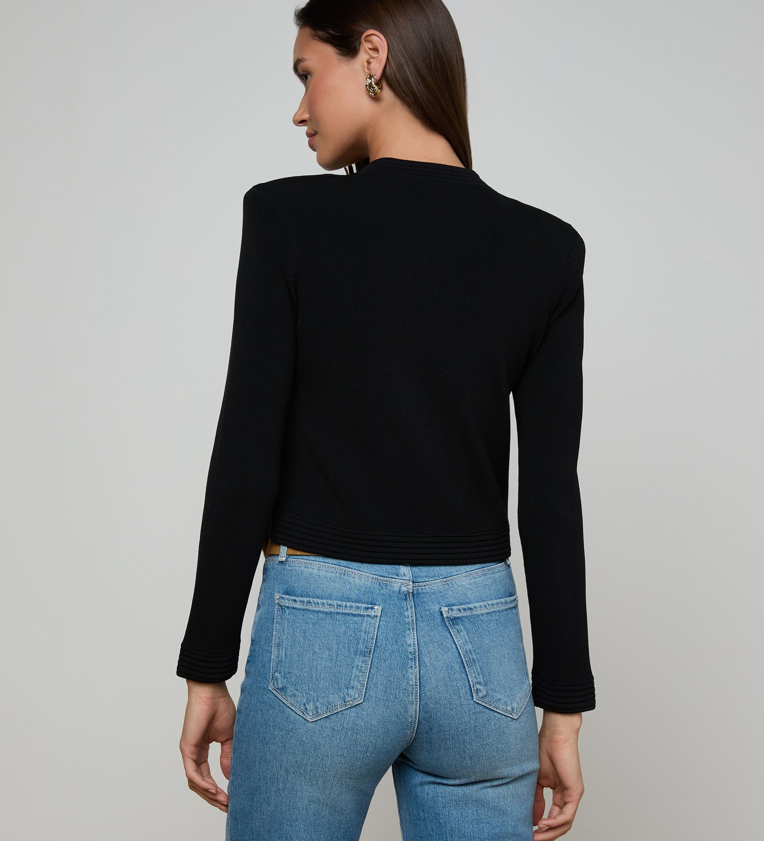 L'AGENCE - Patsy Cropped Cardigan