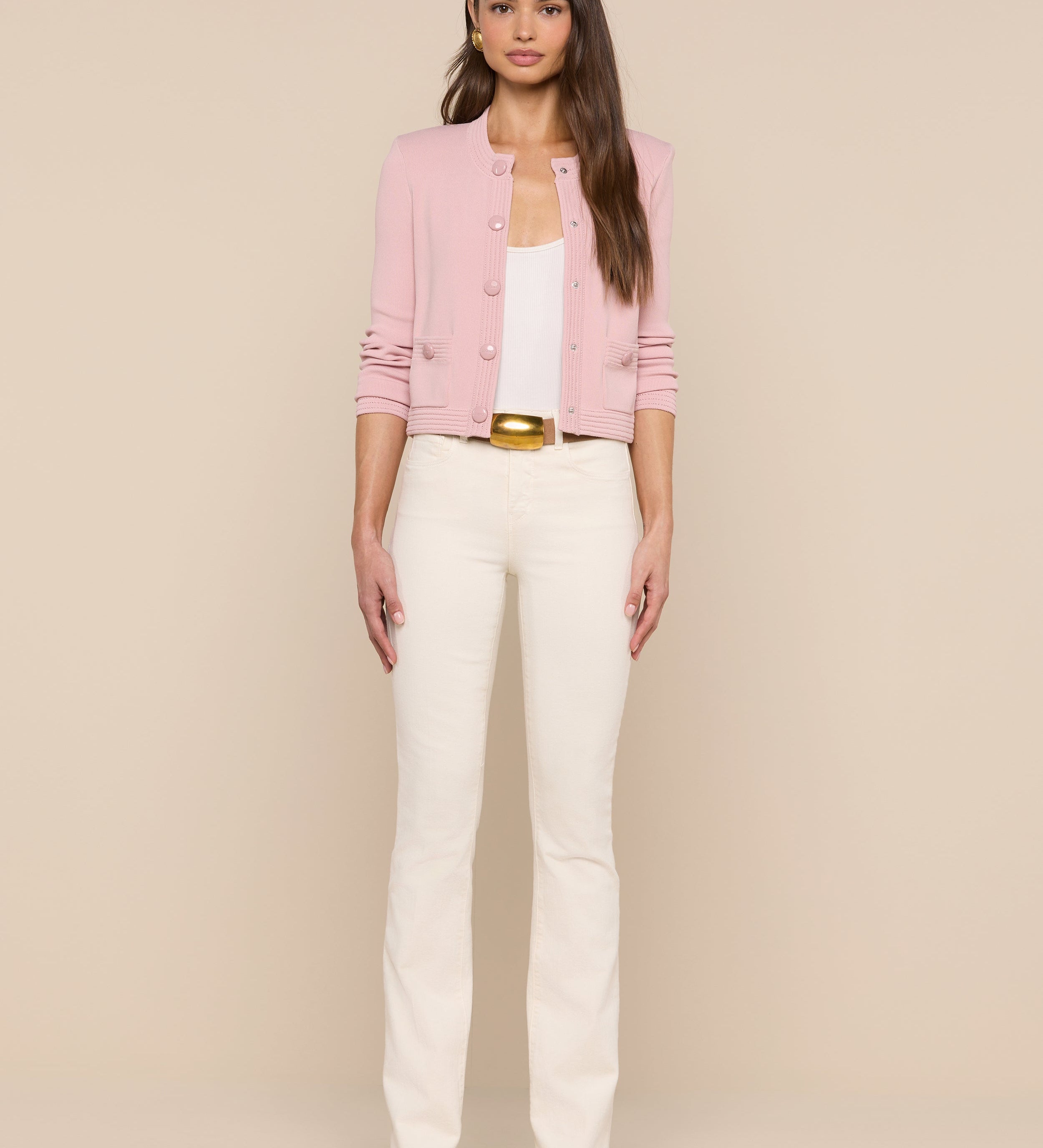 L'AGENCE - Patsy Cropped Cardigan
