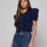 L'AGENCE - Britt Statement Shoulder Cardigan