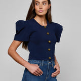 L'AGENCE - Britt Statement Shoulder Cardigan
