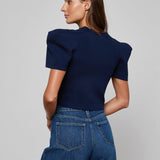 L'AGENCE - Britt Statement Shoulder Cardigan