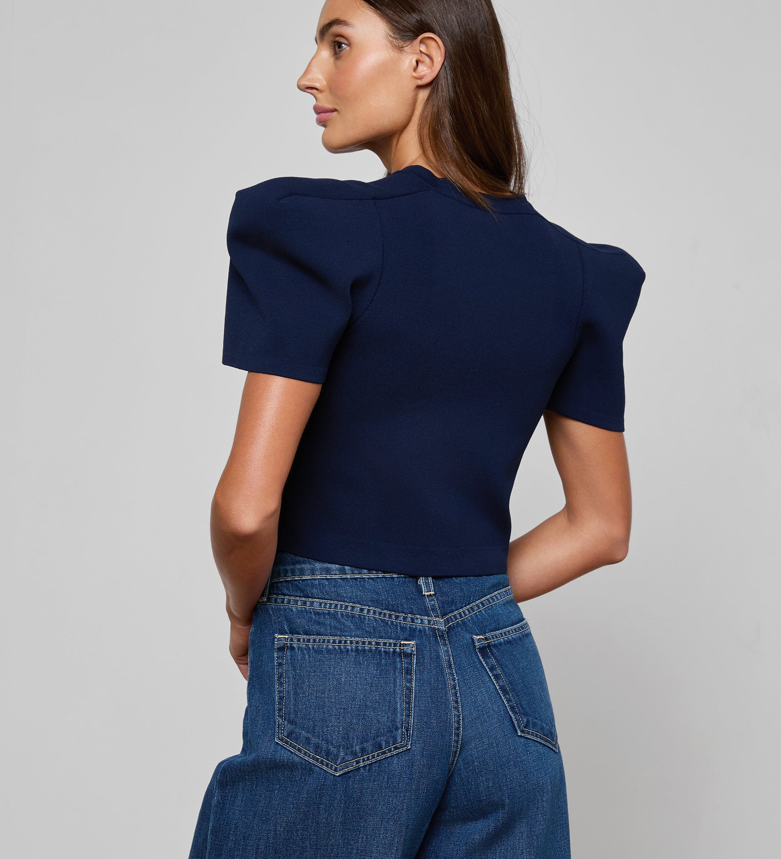 L'AGENCE - Britt Statement Shoulder Cardigan