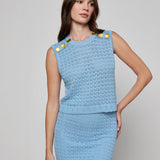 L'AGENCE - Max Pointelle Knit Top