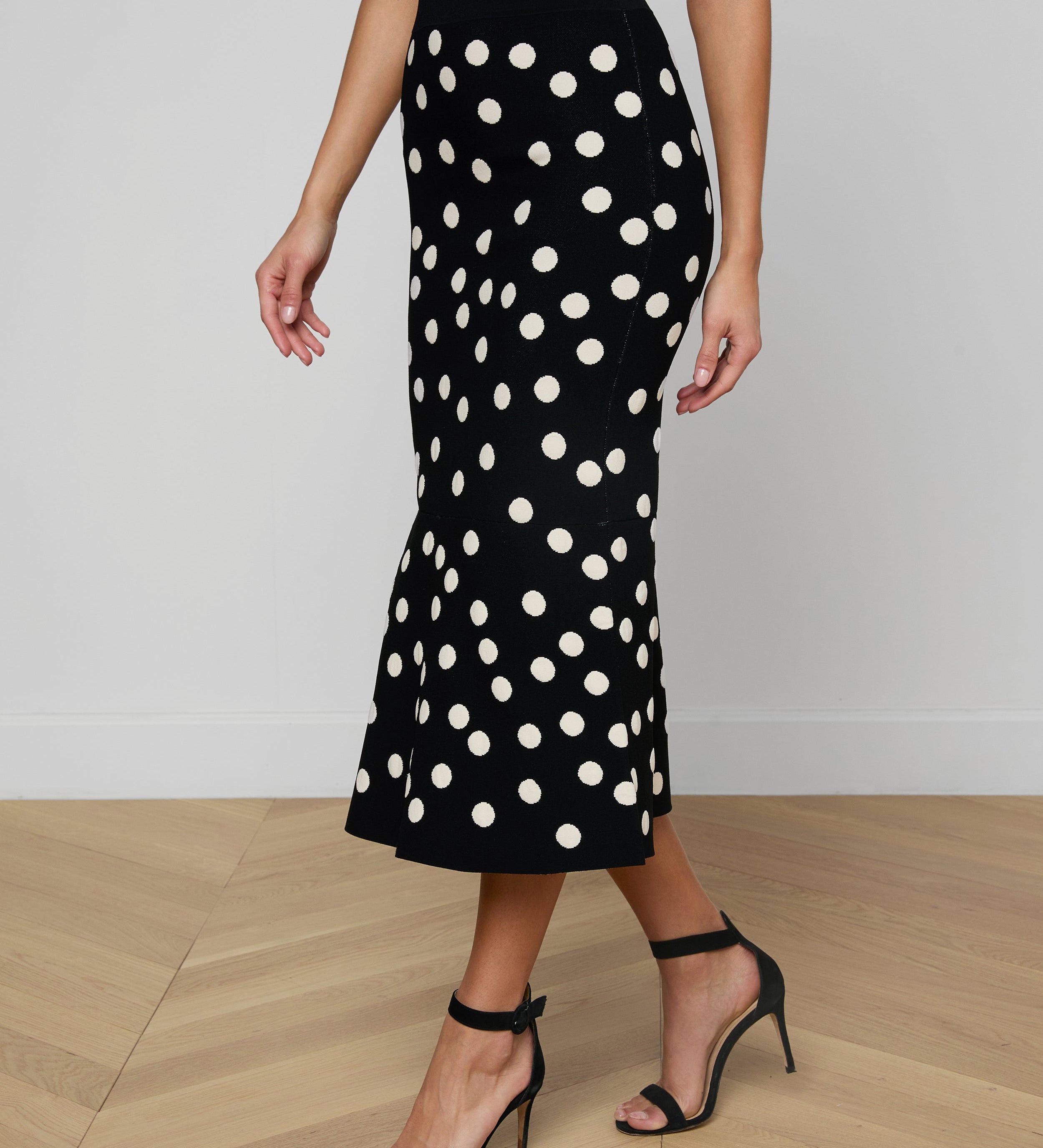 L'AGENCE - Mae Knit Flare Skirt