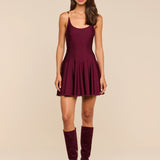 L'AGENCE - Lana Flare Knit Dress