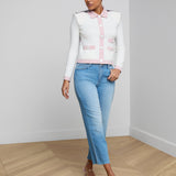 L'AGENCE - Nomi Satin Back Cardigan