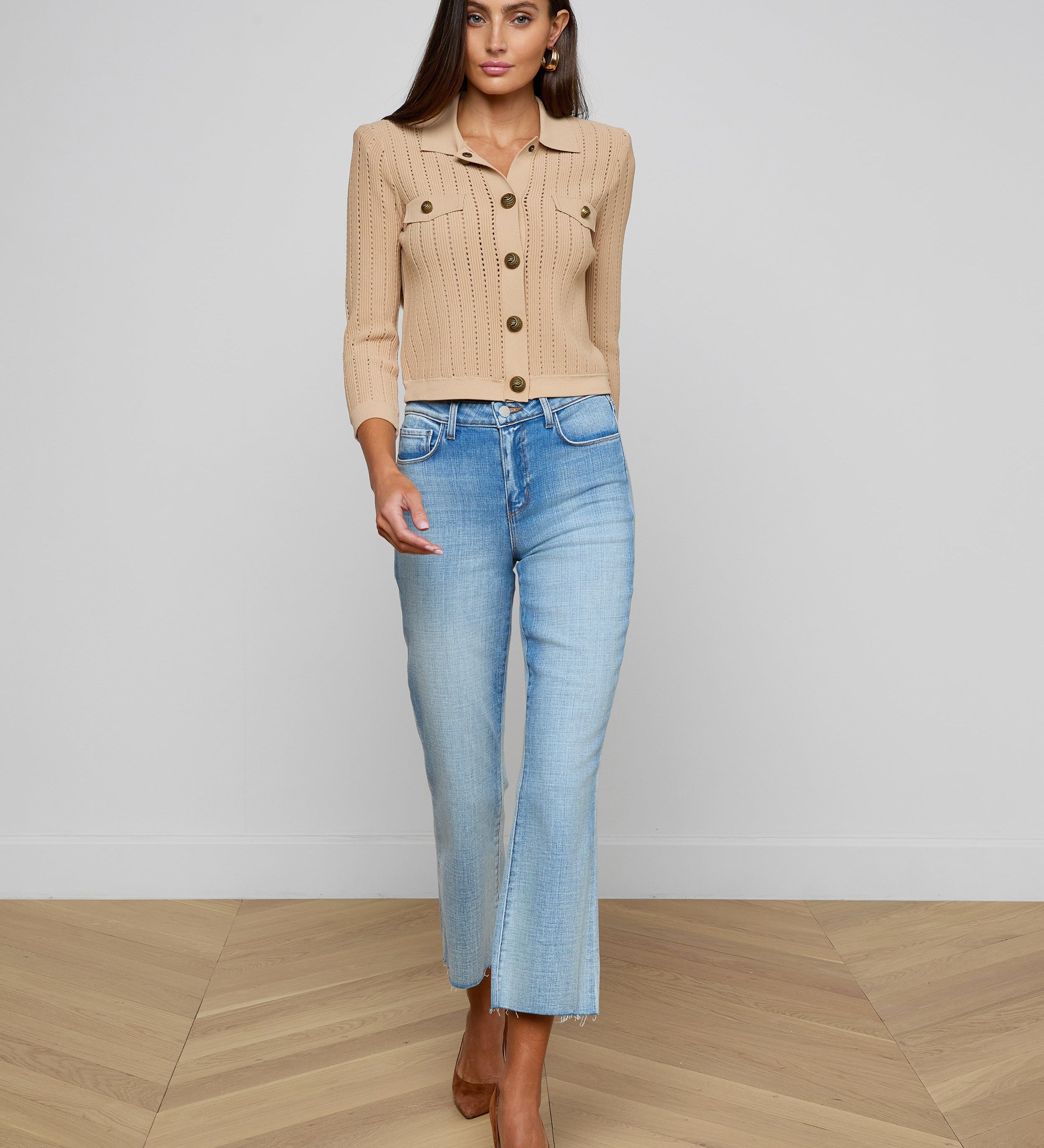 L'AGENCE - Risa Collared Cardigan