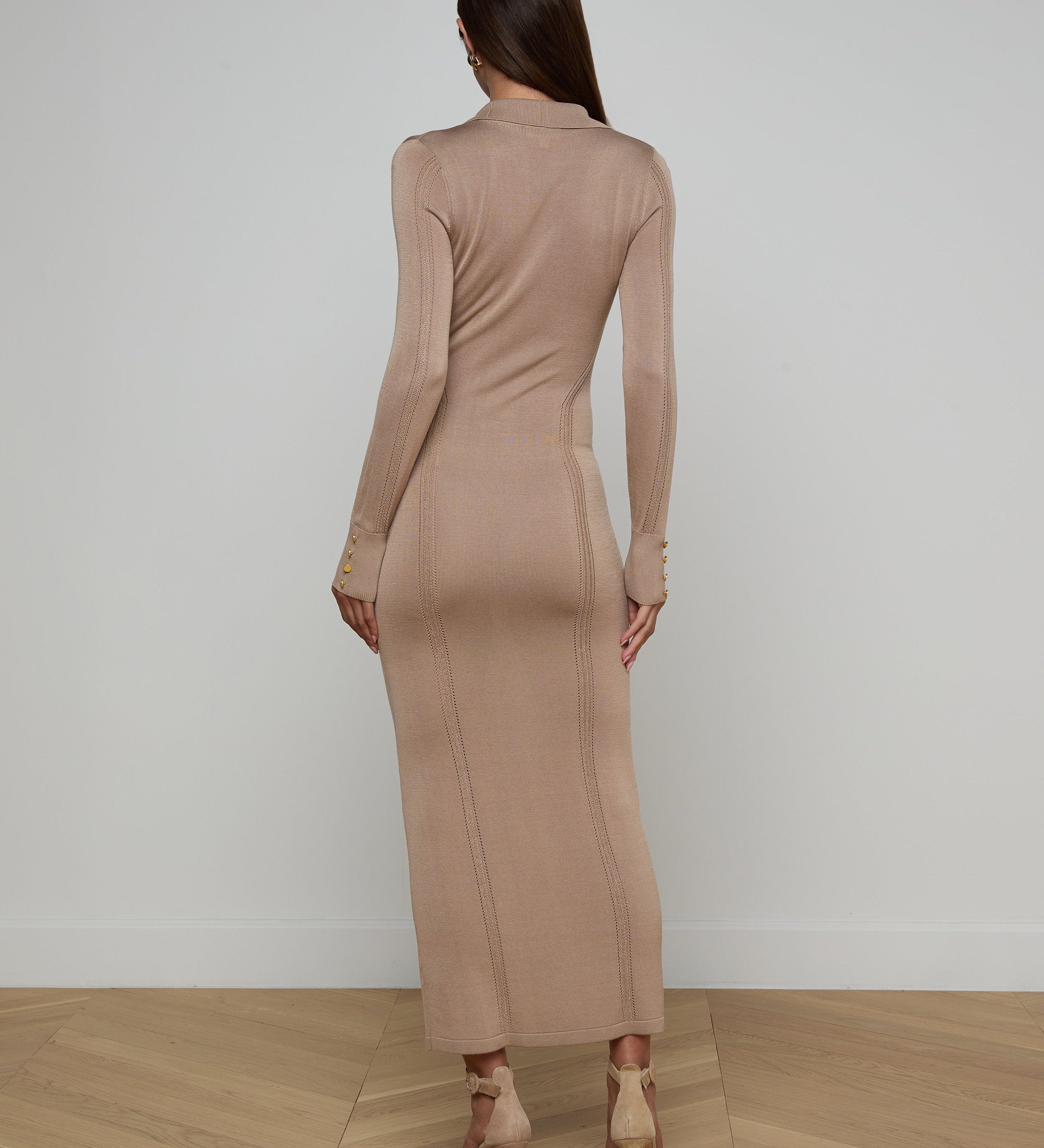 L'AGENCE - Delma Knit Maxi Dress