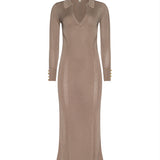 L'AGENCE - Delma Knit Maxi Dress
