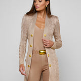 L'AGENCE - Penelope Cabled Cardigan