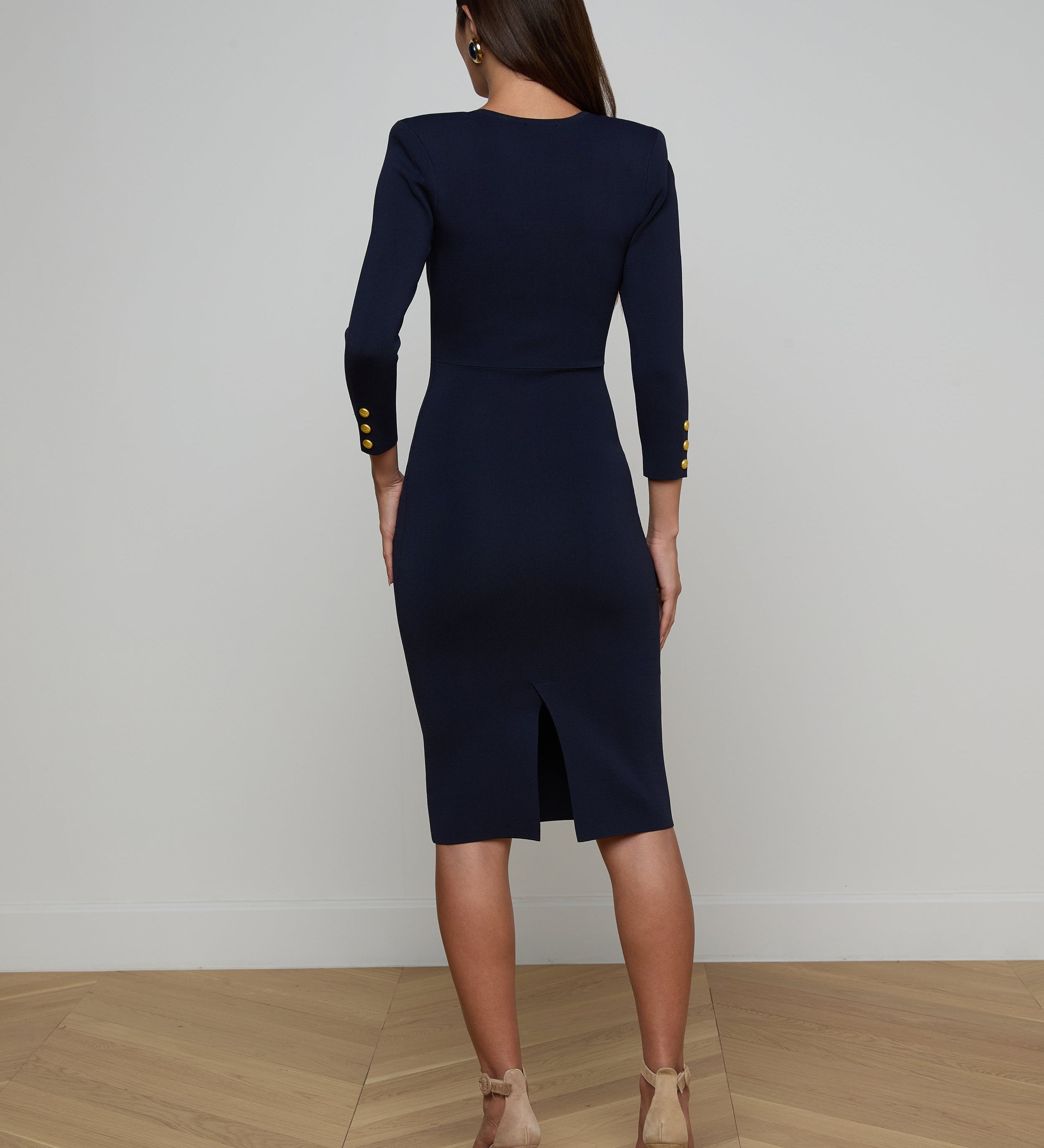 L'AGENCE - Mary Corset Midi Dress