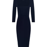 L'AGENCE - Mary Corset Midi Dress