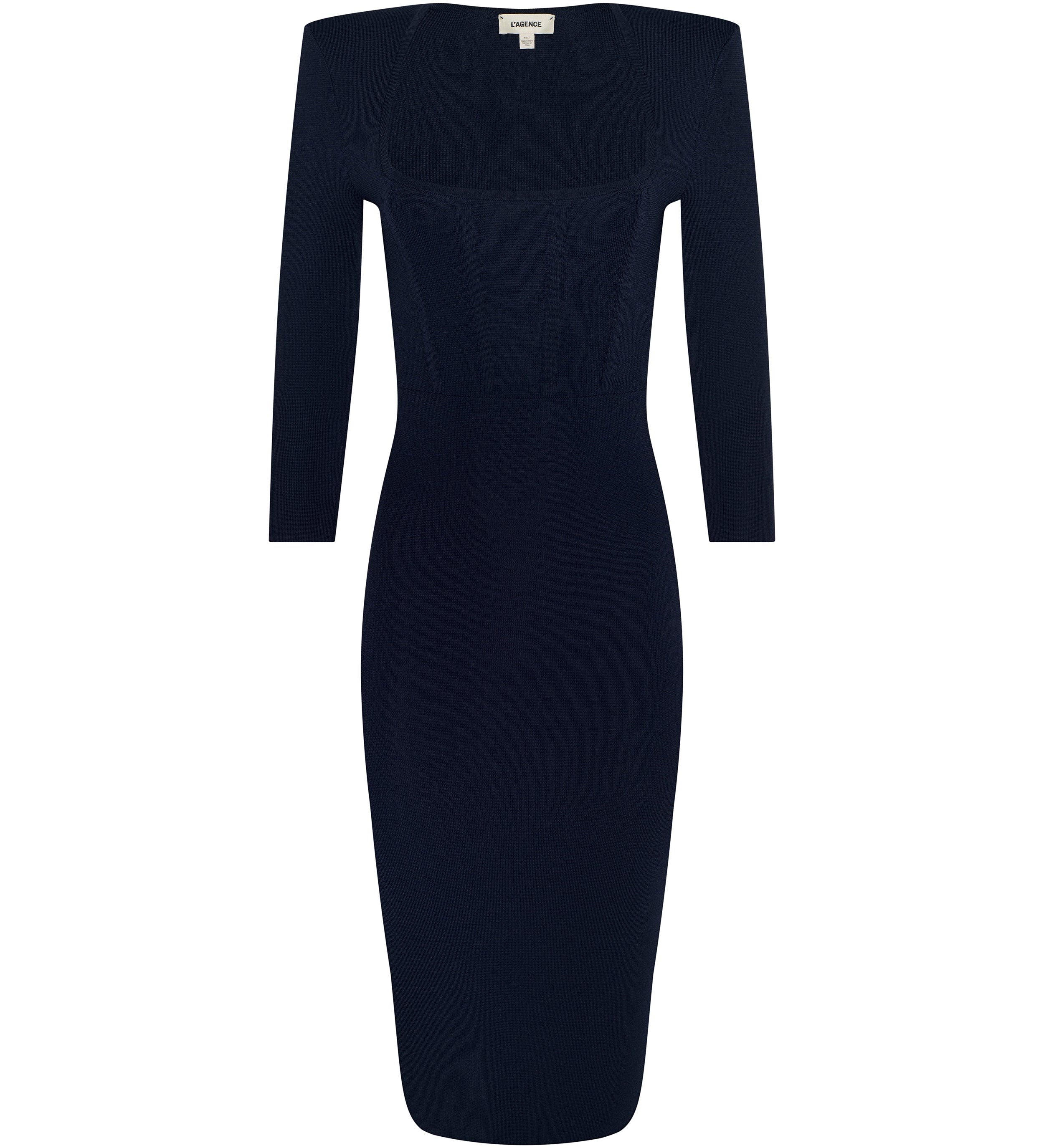 L'AGENCE - Mary Corset Midi Dress