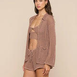 L'AGENCE - Mariana Pointelle Knit Shirt