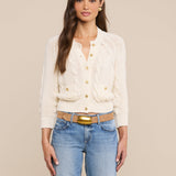 L'AGENCE - Darcy Cable Knit Cardigan