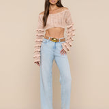 L'AGENCE - Fey Crocheted Top