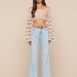 L'AGENCE - Fey Crocheted Top