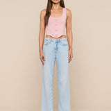L'AGENCE - Dove Knit Corset Top