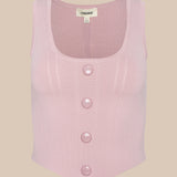 L'AGENCE - Dove Knit Corset Top