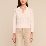 L'AGENCE - Airy Cable Knit Sweater