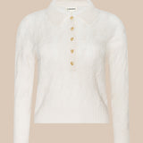 L'AGENCE - Airy Cable Knit Sweater