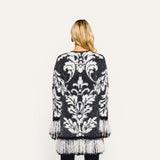 L'AGENCE - Naiad Jacquard Fringe Cardigan