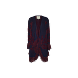 L'AGENCE - Naiad Jacquard Fringe Cardigan