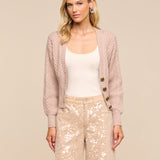 L'AGENCE - Hail Cabled Cardigan