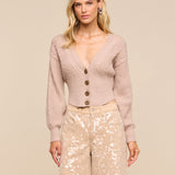 L'AGENCE - Hail Cabled Cardigan