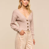 L'AGENCE - Hail Cabled Cardigan