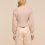 L'AGENCE - Hail Cabled Cardigan