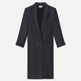 FRAME - The Atelier Cloaked Overcoat -- Denim