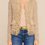 L'AGENCE - Mireille Fringe Cardigan