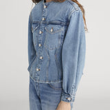 FRAME - The Nipped Collarless Jacket