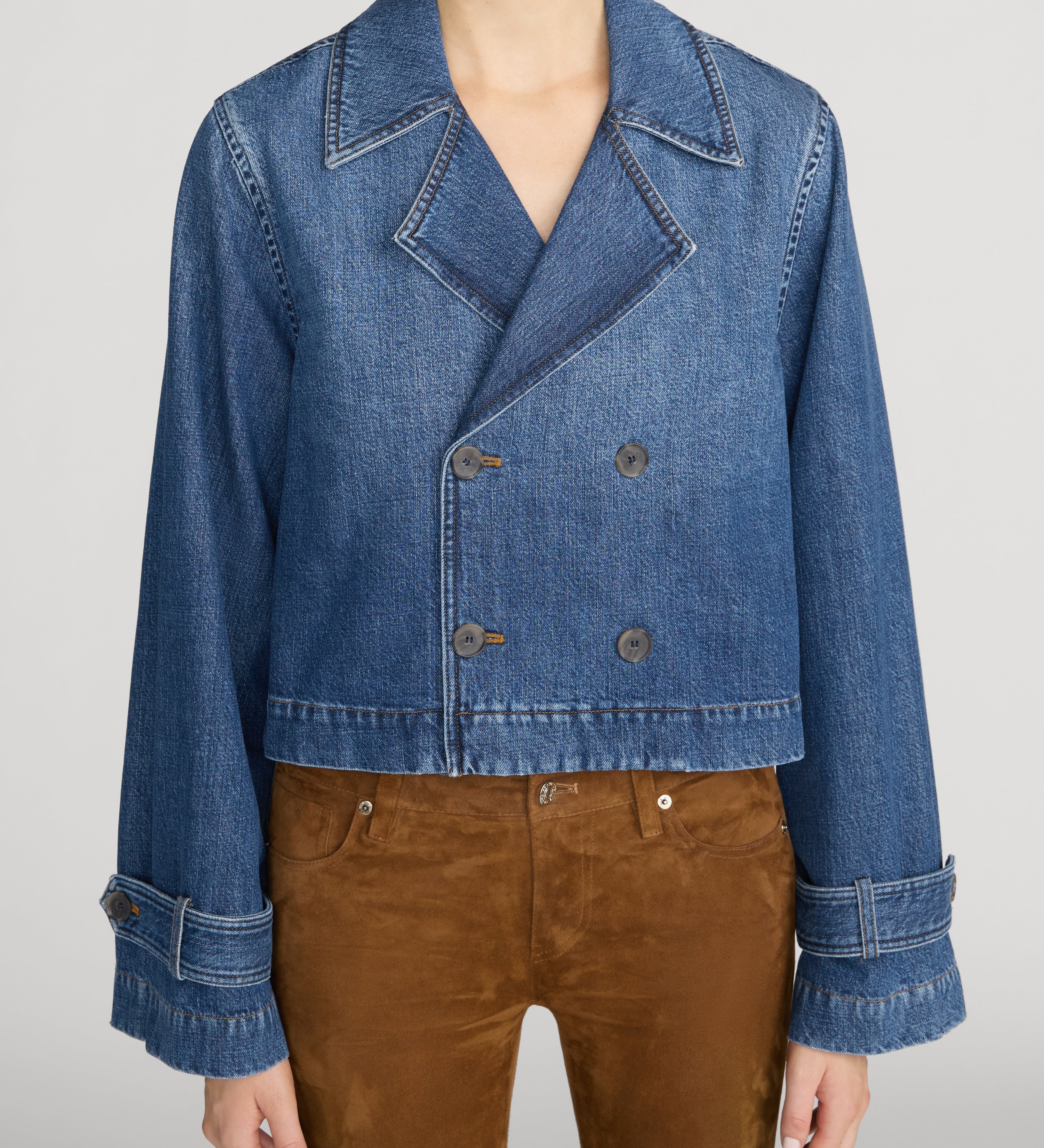 FRAME - The Denim Uniform Trench
